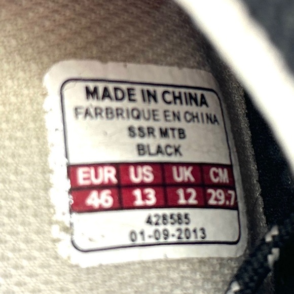 Bontrager Men Size 13 Black SSR MTB Inform Multisport Cycling Shoe 428585 - Picture 8 of 10